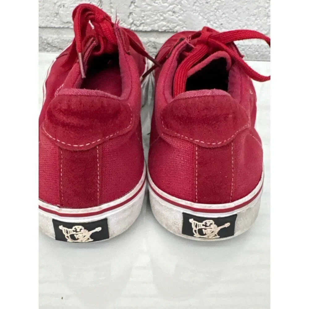 True Religion Bellamy Men Canvas Suede Lace Up Lifestyle Sneakers Size 10